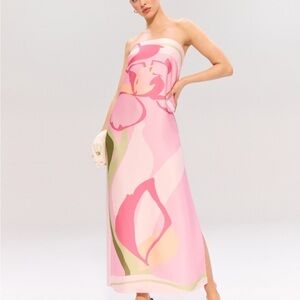 Abercrombie and fitch silk maxi dress